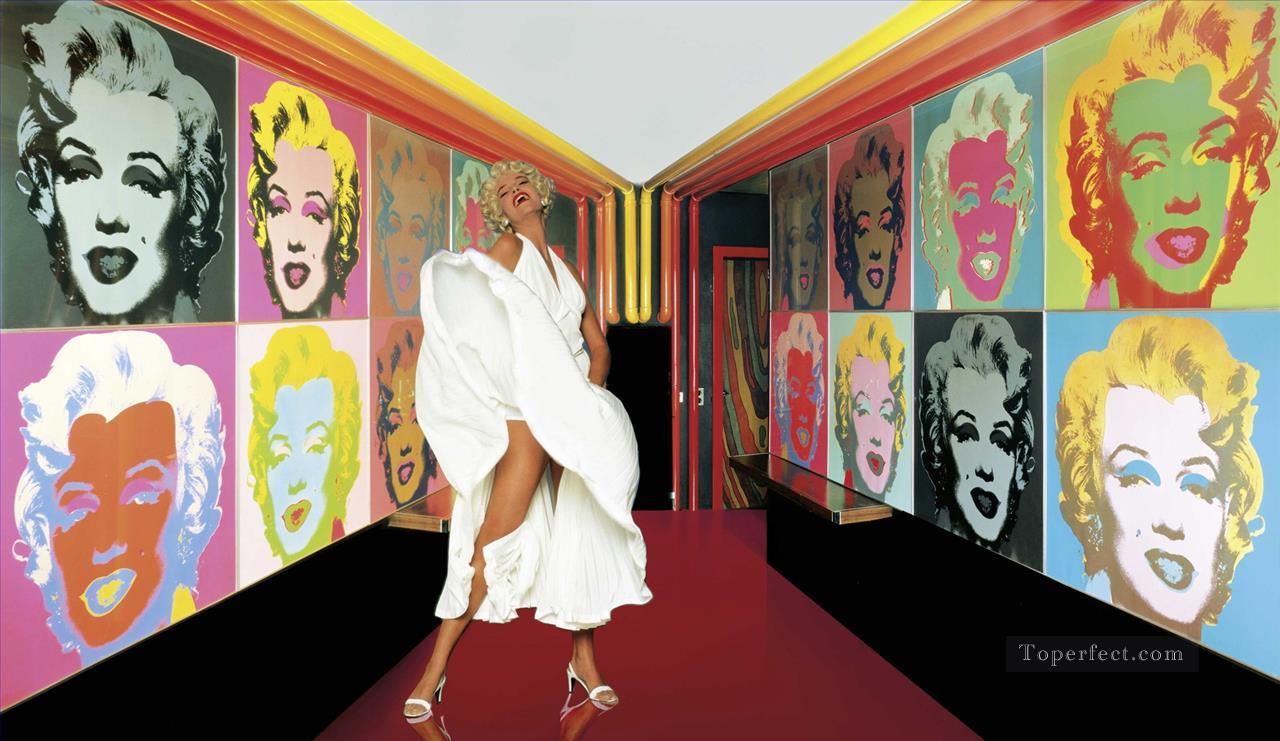 Marilyn Monroe Dancer POP Artists Oil Paintings